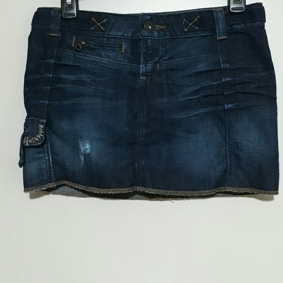 Guess Mini Skirt, Size 26, Jean Blue. - Picture 1 of 8